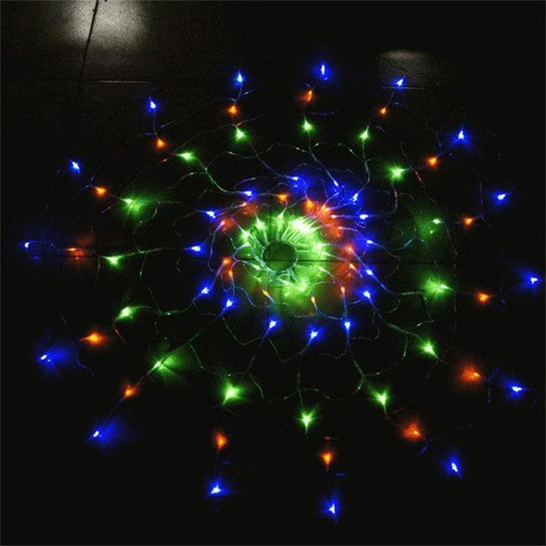 1.2m 120leds 8 modes colorful spider web led fairy string lights festival party layout l chandelier net lights decoration
1.2m 120leds 8 modes colorful spider web led fairy string lights festival party layout l chandelier net lights decoration