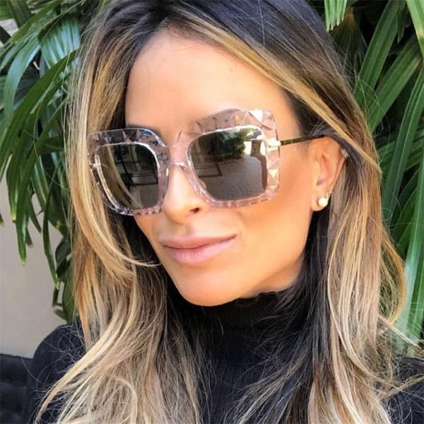 sunglasses oversized square luxury designer transparent women's glasses big elegant black red shades summer, White;black
sunglasses oversized square luxury designer transparent women's glasses big elegant black red shades summer, White;black