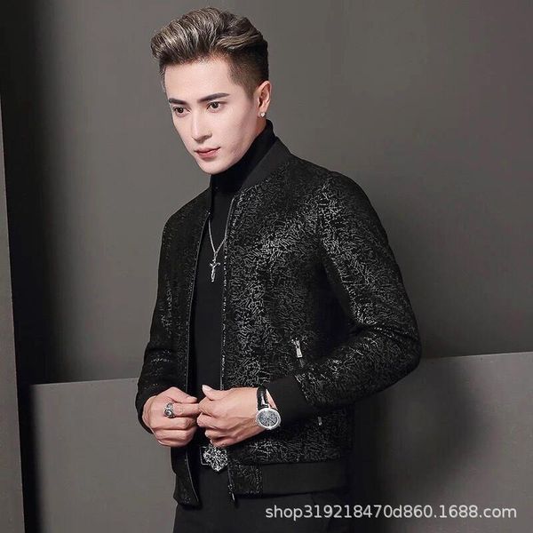 men's leather & faux style printing haining coat sheep skin jacket locomotive fur men take baseball, Black
men's leather & faux style printing haining coat sheep skin jacket locomotive fur men take baseball, Black