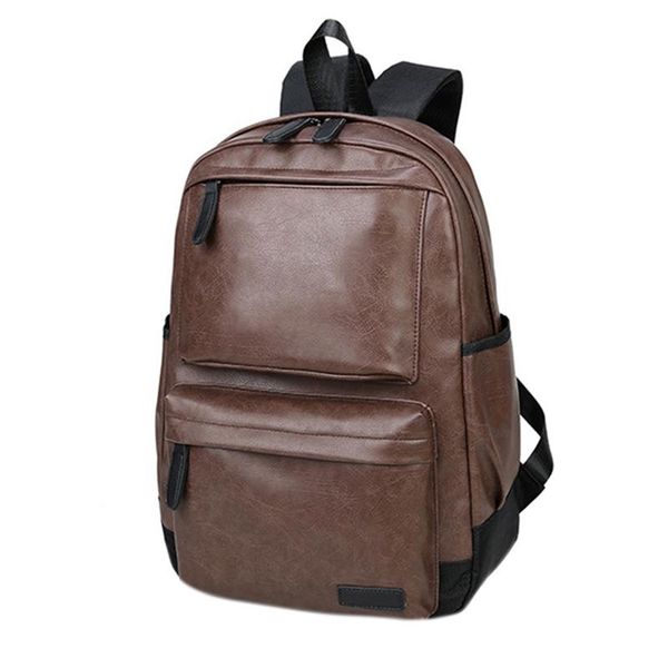 backpack men pu leather waterproof male backpacks vintage portable lapbags for man large capacity
backpack men pu leather waterproof male backpacks vintage portable lapbags for man large capacity