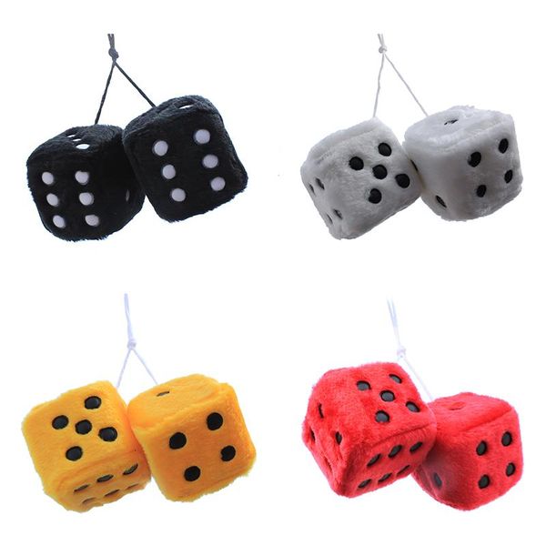 2pcs car-styling fuzzy dice ornaments key chains dots rear view mirror hangers gifts car interior decoration auto accessories
2pcs car-styling fuzzy dice ornaments key chains dots rear view mirror hangers gifts car interior decoration auto accessories