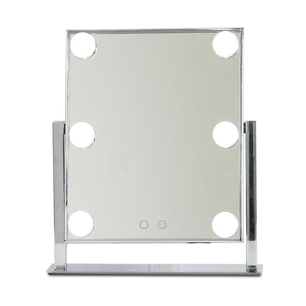 deskfolding square 6 led frosted bulbs makeup mirror with light hd fill light european princess mirror table lamp
deskfolding square 6 led frosted bulbs makeup mirror with light hd fill light european princess mirror table lamp