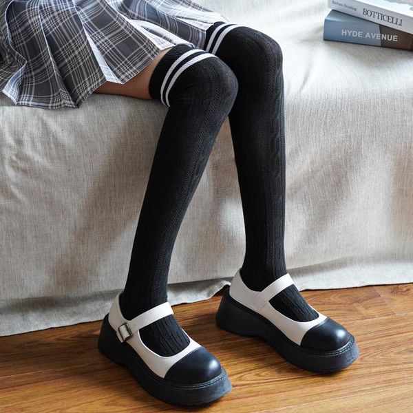 socks & hosiery thigh high over the knee fashion women's long cotton boot knit thigh-high stockings for girls ladies women, Black;white
socks & hosiery thigh high over the knee fashion women's long cotton boot knit thigh-high stockings for girls ladies women, Black;white