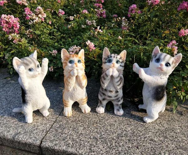 decorative objects & figurines outdoor simulation animal cute cat resin accessories home livingroom table statue decoration courtyard garden
decorative objects & figurines outdoor simulation animal cute cat resin accessories home livingroom table statue decoration courtyard garden
