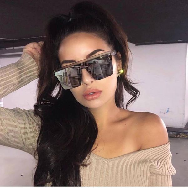 15 colors Flat Top Sunglasses Men Women Brand Designer Square Shades Gradient Sun Glasses Men Cool One Piece UV400 Mirror Glasses wholesale, White;black
15 colors Flat Top Sunglasses Men Women Brand Designer Square Shades Gradient Sun Glasses Men Cool One Piece UV400 Mirror Glasses wholesale, White;black