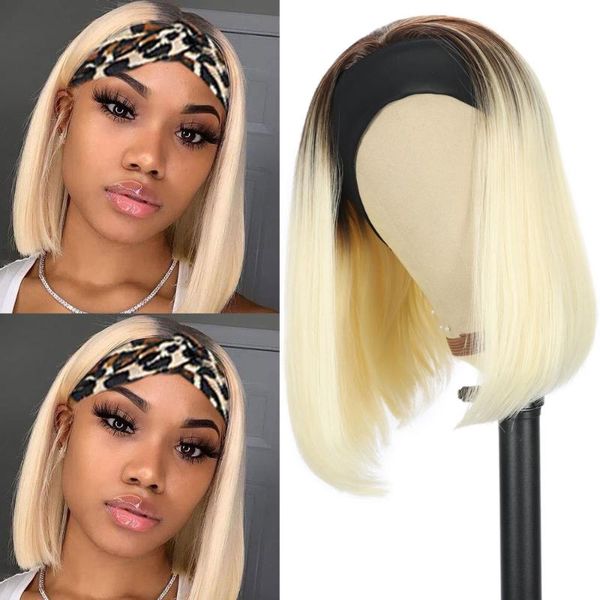 synthetic wigs short bob headband wig ombre blonde for women 613 straight with heat resistant fiber pixie cut daily, Black
synthetic wigs short bob headband wig ombre blonde for women 613 straight with heat resistant fiber pixie cut daily, Black