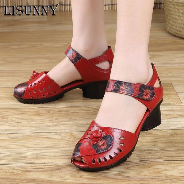 dress shoes lisunny 2021 summer handmade genuine leather breathable peep toe retro print flower casual med heels women sandals, Black
dress shoes lisunny 2021 summer handmade genuine leather breathable peep toe retro print flower casual med heels women sandals, Black