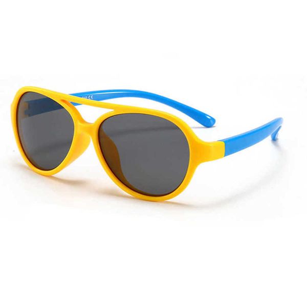 children's sunglasses, silicone fashion polarized toads for boys and girls, Blue
children's sunglasses, silicone fashion polarized toads for boys and girls, Blue