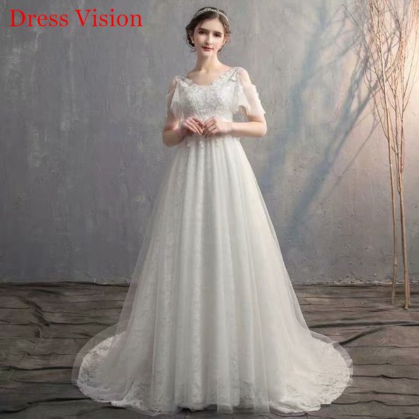 2021 vestido noiva lace wedding soiree bride to be robe de marie lace-up zapg, White
2021 vestido noiva lace wedding soiree bride to be robe de marie lace-up zapg, White