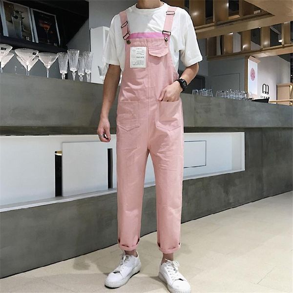 men's pants european and american fashion street hip hop style jeans couple's bib plus size overalls casual student, Black
men's pants european and american fashion street hip hop style jeans couple's bib plus size overalls casual student, Black