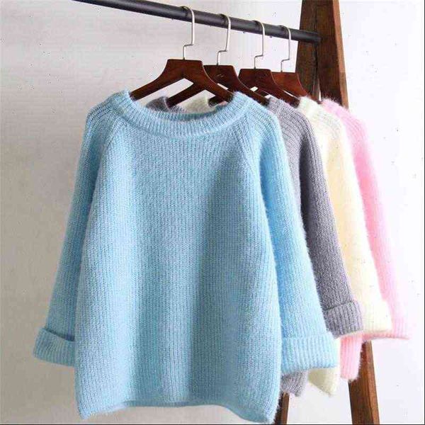 women sweaters pink sweater winter solid color stretch loose short pullover sweet style clothing female korean top, White;black
women sweaters pink sweater winter solid color stretch loose short pullover sweet style clothing female korean top, White;black
