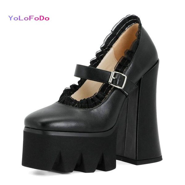 dress shoes 2021 spring autumn women high heel platform super square pumps pu leather buckle woman's black white
dress shoes 2021 spring autumn women high heel platform super square pumps pu leather buckle woman's black white