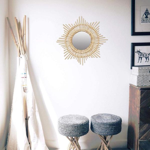 mirrors nordic light luxury retro geometric pattern rattan hanging mirror simple irregular bedroom living room porch decorative
mirrors nordic light luxury retro geometric pattern rattan hanging mirror simple irregular bedroom living room porch decorative