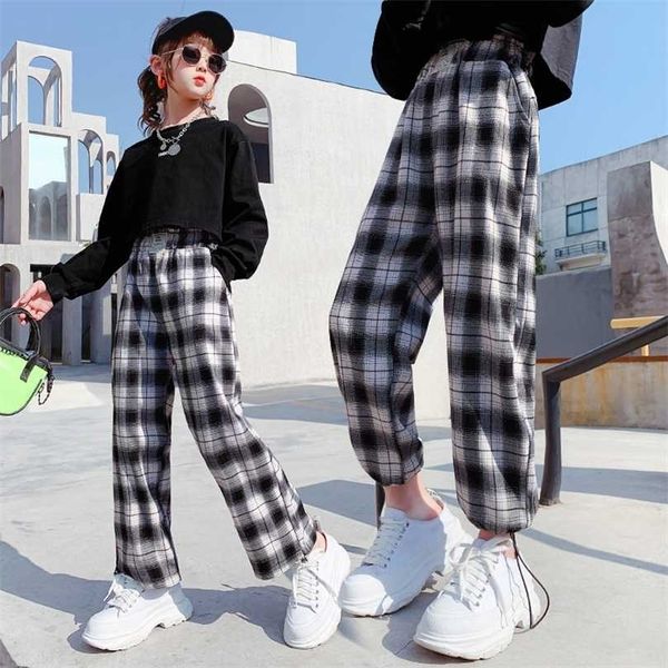 girl pants plaid pattern baby spring autumn elastic waist children's casual style teens clothes 4 to 14yrs 211103, Blue
girl pants plaid pattern baby spring autumn elastic waist children's casual style teens clothes 4 to 14yrs 211103, Blue