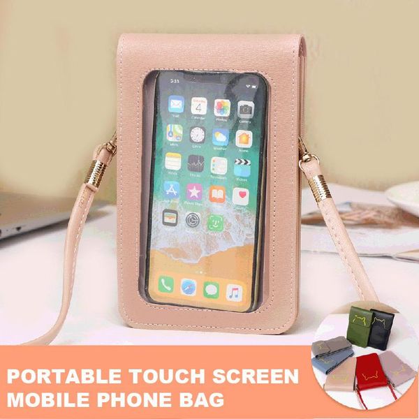 card holders touches screen pu leather change bag women crossbody mobile phone pouch wallet d88, Brown;gray
card holders touches screen pu leather change bag women crossbody mobile phone pouch wallet d88, Brown;gray