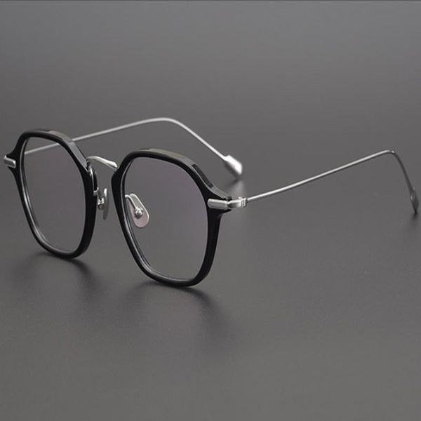 fashion sunglasses frames ultralight pure titanium japanese handmade eyeglasses vintage women acetate optical eyewear prescription myopia gl, Black
fashion sunglasses frames ultralight pure titanium japanese handmade eyeglasses vintage women acetate optical eyewear prescription myopia gl, Black
