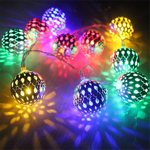 strings 10-50leds fairy moroccan hollow metal ball led string lights battery powered for wedding holiday garland indoor outdoor decor
strings 10-50leds fairy moroccan hollow metal ball led string lights battery powered for wedding holiday garland indoor outdoor decor