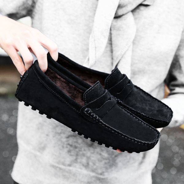 dress shoes winter warm fur casual men loafers luxury brand suede male flats soft light driving man moccasins men's ftlw, Black
dress shoes winter warm fur casual men loafers luxury brand suede male flats soft light driving man moccasins men's ftlw, Black