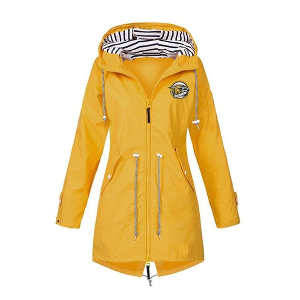 women's trench coats autumn and winter fashion jacket waterproof outdoor mountaineering hoodie windbreaker long raincoat, Tan;black
women's trench coats autumn and winter fashion jacket waterproof outdoor mountaineering hoodie windbreaker long raincoat, Tan;black