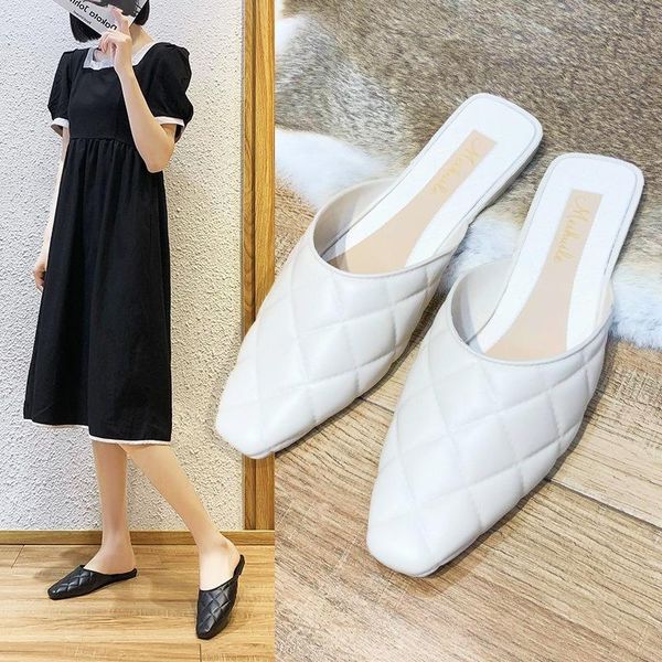 slippers female 2021 spring versatile half slippers, wear baotou sandals, summer fairy wind lazy shoes, Black
slippers female 2021 spring versatile half slippers, wear baotou sandals, summer fairy wind lazy shoes, Black