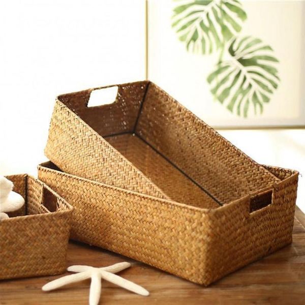 storage baskets grass woven rectangular basket crate foldable organizer box folding deskholder home organizing case
storage baskets grass woven rectangular basket crate foldable organizer box folding deskholder home organizing case
