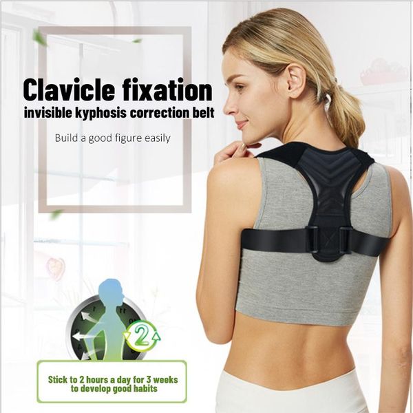 adjustable posture corrector back support strap brace shoulder spine support lumbar posture orthopedic belts, Black;blue
adjustable posture corrector back support strap brace shoulder spine support lumbar posture orthopedic belts, Black;blue