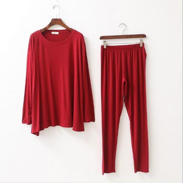 loose modal cotton home clothes long sleeve autumn winter pajamas women large size ladies sleepwear pijama set lounge pyjama, Black;red
loose modal cotton home clothes long sleeve autumn winter pajamas women large size ladies sleepwear pijama set lounge pyjama, Black;red