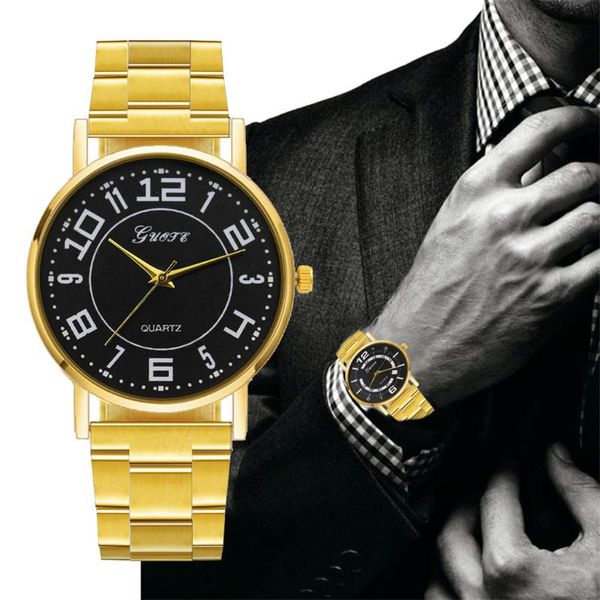 wristwatches men wrist watches fashion crystal stainless steel analog quartz watch for man gold mens, Slivery;brown
wristwatches men wrist watches fashion crystal stainless steel analog quartz watch for man gold mens, Slivery;brown