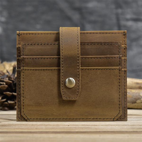 card holders sbirds bag genuine leather men women holder casual business wallet slim purse for id cards, Brown;gray
card holders sbirds bag genuine leather men women holder casual business wallet slim purse for id cards, Brown;gray