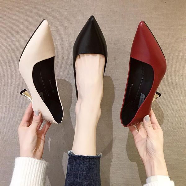 dress shoes 2021 promotions women pumps spring/autumn high heels pointed toe female wedding heel for pu, Black
dress shoes 2021 promotions women pumps spring/autumn high heels pointed toe female wedding heel for pu, Black