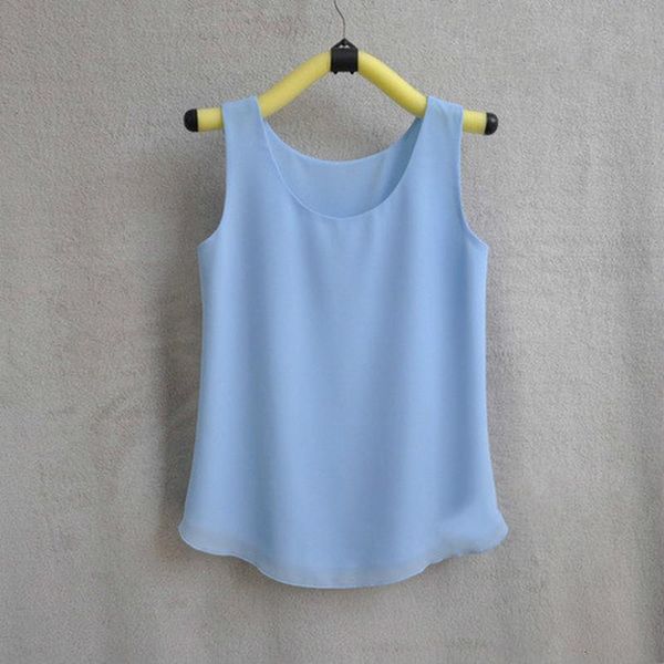 summer chiffon blouse 31 colors sleeveless vest women casual loose not perspective shirt ladies solid blusas 21432, White
summer chiffon blouse 31 colors sleeveless vest women casual loose not perspective shirt ladies solid blusas 21432, White