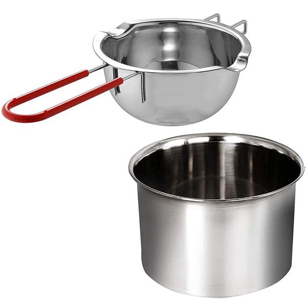 double boiler melting pot with heat resistant handle, large capacity chocolate melting pot for butter candy (400ml)
double boiler melting pot with heat resistant handle, large capacity chocolate melting pot for butter candy (400ml)