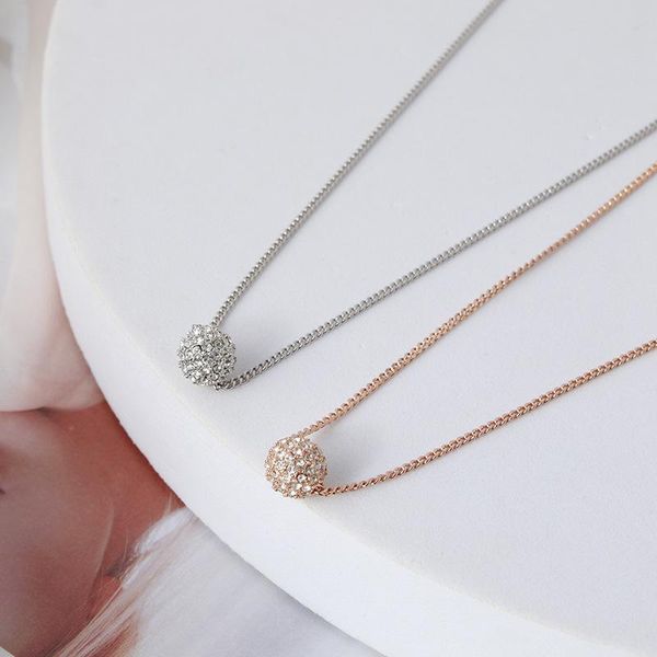 pendant necklaces european and american jewelry wholesale simple inlaid sparkling ball starry necklace female, Silver
pendant necklaces european and american jewelry wholesale simple inlaid sparkling ball starry necklace female, Silver