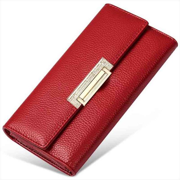 clearance women wallets genuine leather ladies clutch bag long real wallet cow purse female, Red;black
clearance women wallets genuine leather ladies clutch bag long real wallet cow purse female, Red;black