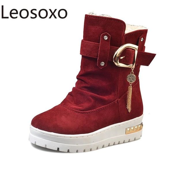 boots women winter outdoor keep warm waterproof women's snow thick heel with round head mid-heels, Black
boots women winter outdoor keep warm waterproof women's snow thick heel with round head mid-heels, Black