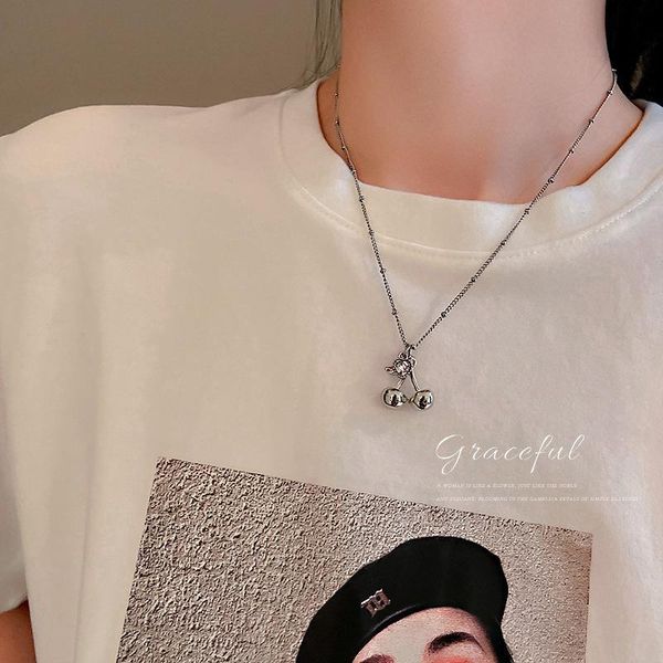 chains set auger love cherry pendant necklace, cold wind restoring ancient ways is necklace chain of clavicle sautoir personality, Silver
chains set auger love cherry pendant necklace, cold wind restoring ancient ways is necklace chain of clavicle sautoir personality, Silver