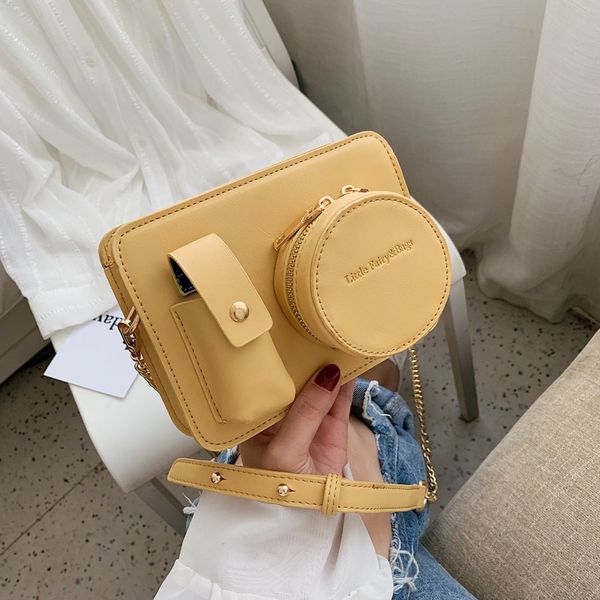 women female 2020 small camera square sling design shoulder messenger chain bag purses and handbag c0225
women female 2020 small camera square sling design shoulder messenger chain bag purses and handbag c0225