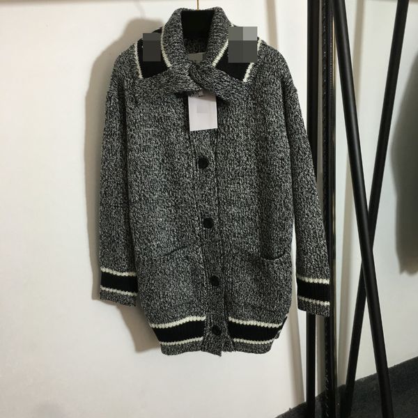 803 2021 runway spring brand same style sweater long sleeve lapel neck cardigan s fashion clothes womens meiyi, White;black
803 2021 runway spring brand same style sweater long sleeve lapel neck cardigan s fashion clothes womens meiyi, White;black