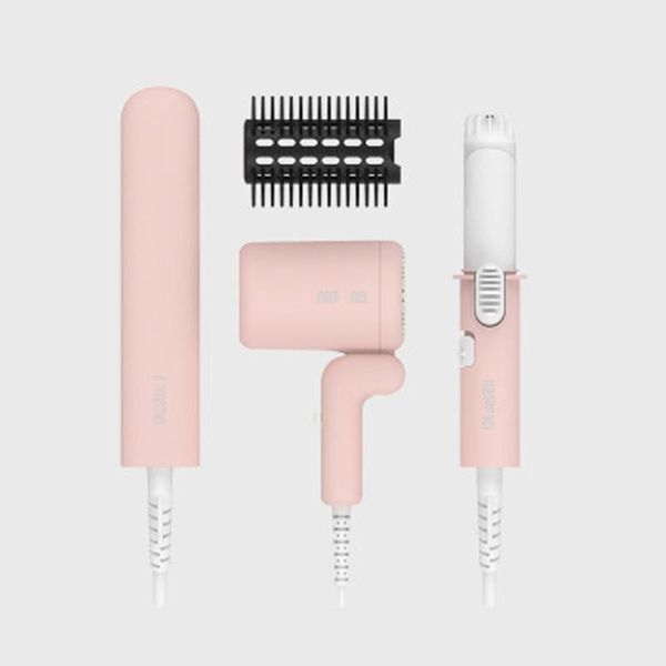 electric hair brushes hmpwl mini folding dryer, curling rod, straight comb, hairdressing 3-piece set, portable travel
electric hair brushes hmpwl mini folding dryer, curling rod, straight comb, hairdressing 3-piece set, portable travel
