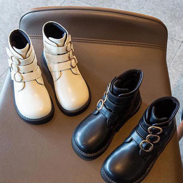 boots non-slip kids running shoes pu children' autumn winter girls short boys fashion leather soft bottom, Black;grey
boots non-slip kids running shoes pu children' autumn winter girls short boys fashion leather soft bottom, Black;grey