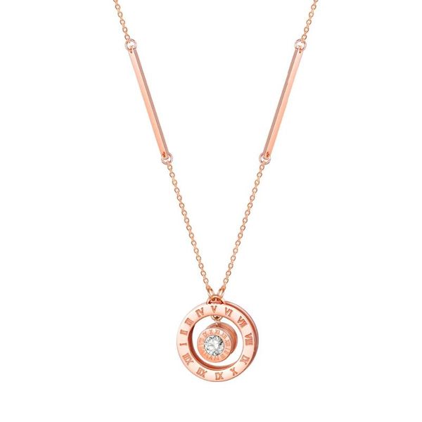pendant necklaces zindov long gold necklace with stainless steel rose women cz round fashion jewelry christmas, Silver
pendant necklaces zindov long gold necklace with stainless steel rose women cz round fashion jewelry christmas, Silver