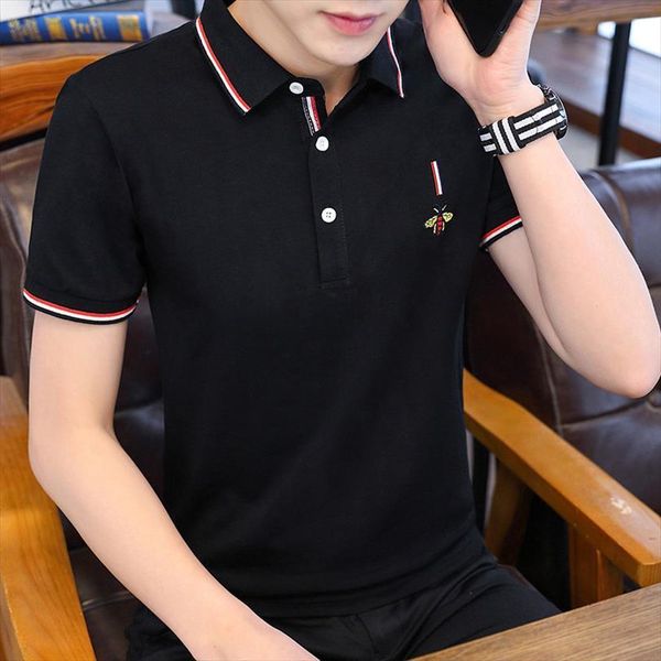 fashion summer shirts cotton men polos short sleeve embroidered simple shirt for male size m 4xl, White;black
fashion summer shirts cotton men polos short sleeve embroidered simple shirt for male size m 4xl, White;black