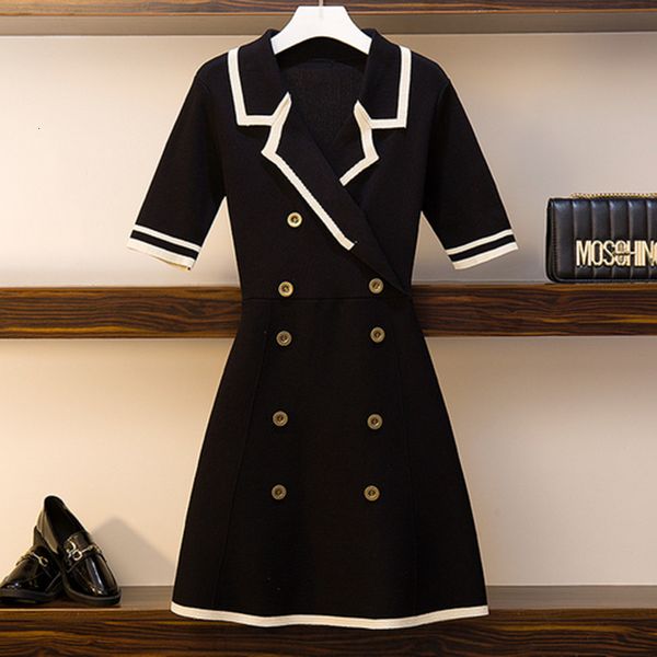 casual dresses summer dress big runway size women's knitted sleeves short collar turned down sweater office double button wmxm, Black;gray
casual dresses summer dress big runway size women's knitted sleeves short collar turned down sweater office double button wmxm, Black;gray