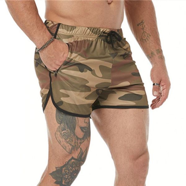 men's shorts 2021 camouflage gym men sport casual fitness zip pocket jogging quick dry beach short pants, White;black
men's shorts 2021 camouflage gym men sport casual fitness zip pocket jogging quick dry beach short pants, White;black