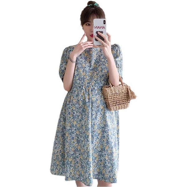 maternity dresses 2021 summer korean fashion dress chic ins a line elegant clothes for pregnant women slim floral print pregnancy, White
maternity dresses 2021 summer korean fashion dress chic ins a line elegant clothes for pregnant women slim floral print pregnancy, White