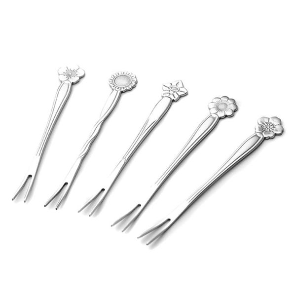 stainless steel 2 pong fruit fork flower mini salad picks for el ktv bar party (random pattern) forks
stainless steel 2 pong fruit fork flower mini salad picks for el ktv bar party (random pattern) forks