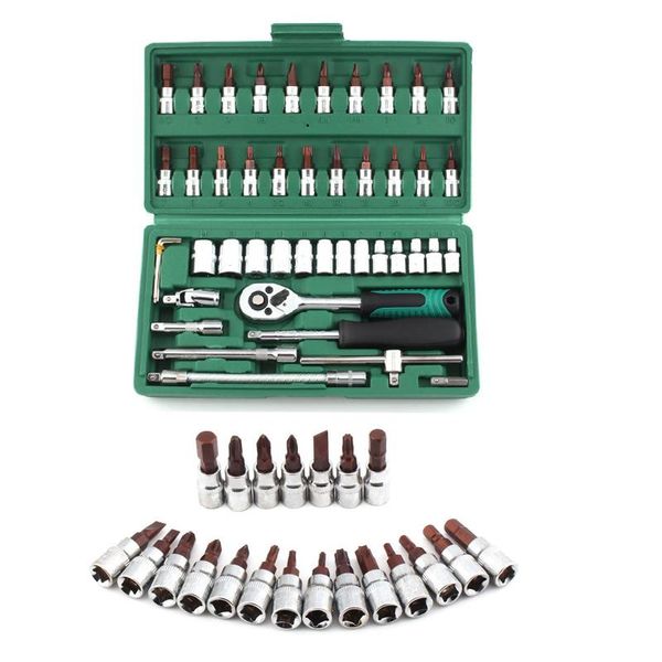 professional hand tool sets 46 pcs/set car repair 1/4-inch socket set ratchet torque wrench combo tools kit auto repairing
professional hand tool sets 46 pcs/set car repair 1/4-inch socket set ratchet torque wrench combo tools kit auto repairing