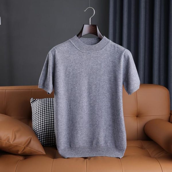 men's sweaters short sleeve jumpers for man 100% pure australian wool knitted pullovers winter oneck solid color male clothes, White;black
men's sweaters short sleeve jumpers for man 100% pure australian wool knitted pullovers winter oneck solid color male clothes, White;black