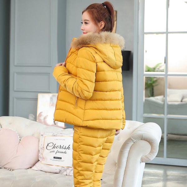 two piece dress 2021 fashion winter women warm snow set hooded parka coat+pant tracksuit female down cotton jacket suit for, White
two piece dress 2021 fashion winter women warm snow set hooded parka coat+pant tracksuit female down cotton jacket suit for, White