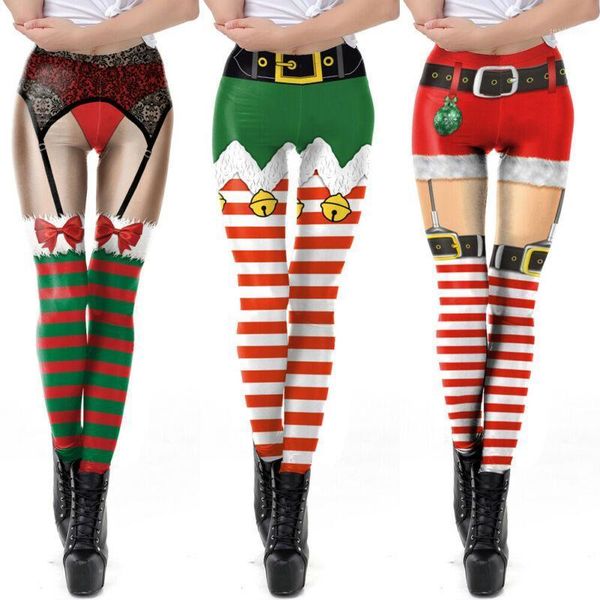 women's leggings funny christmas print high waist stretchy fitness push up casual pants breathable workout jeggings women elf carnaval, Black
women's leggings funny christmas print high waist stretchy fitness push up casual pants breathable workout jeggings women elf carnaval, Black